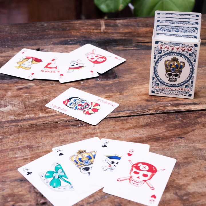 Carte da gioco Tatuaggi (set da 2)