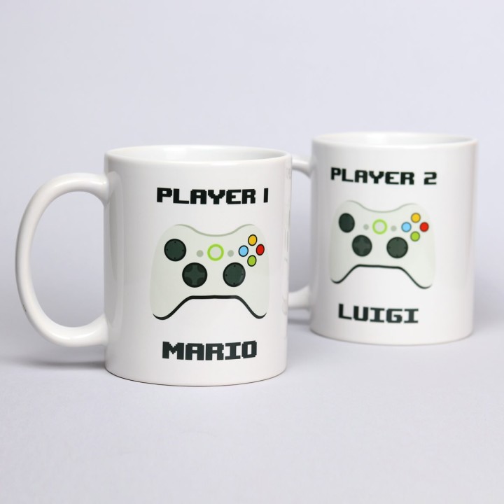 Tazze personalizzate - Player 1 & Player 2