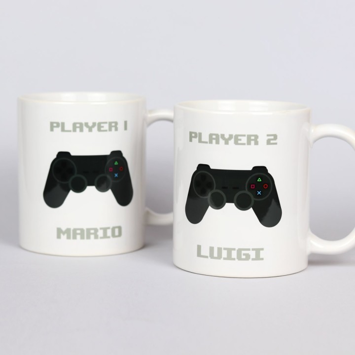 Tazze personalizzate - Player 1 & Player 2