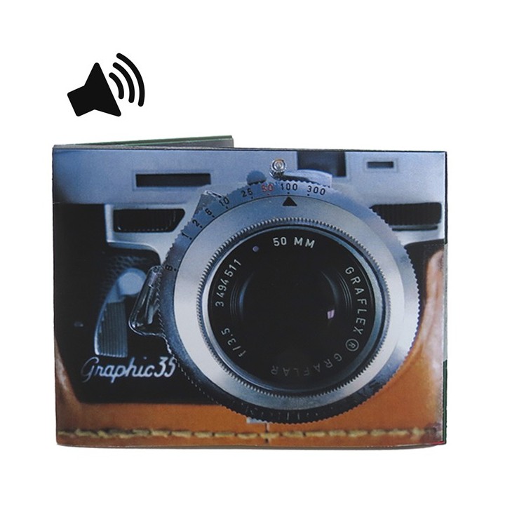 Portafoglio Sonoro - Macchina Fotografica retrò