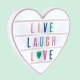 Lampada Cuore personalizzabile