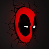Luce da parete 3D Deadpool