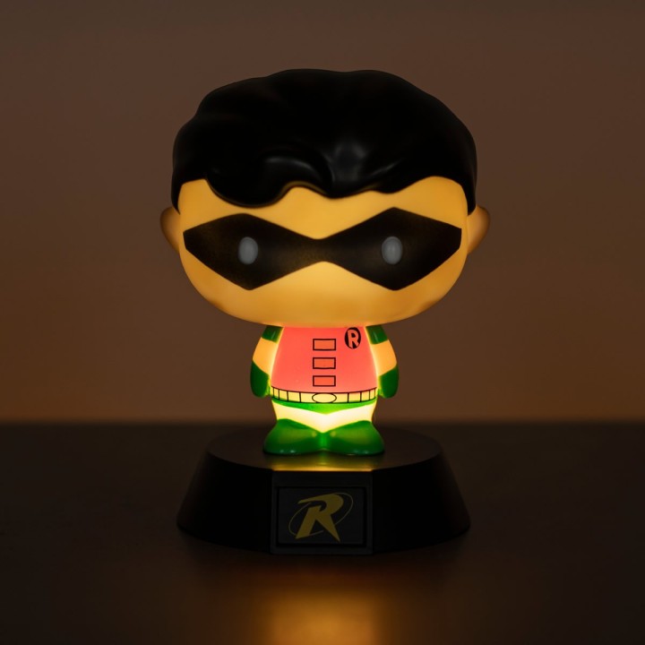 Mini Robin luminoso (acceso)