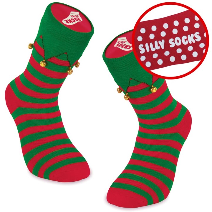 Calze antiscivolo da Elfo del Natale