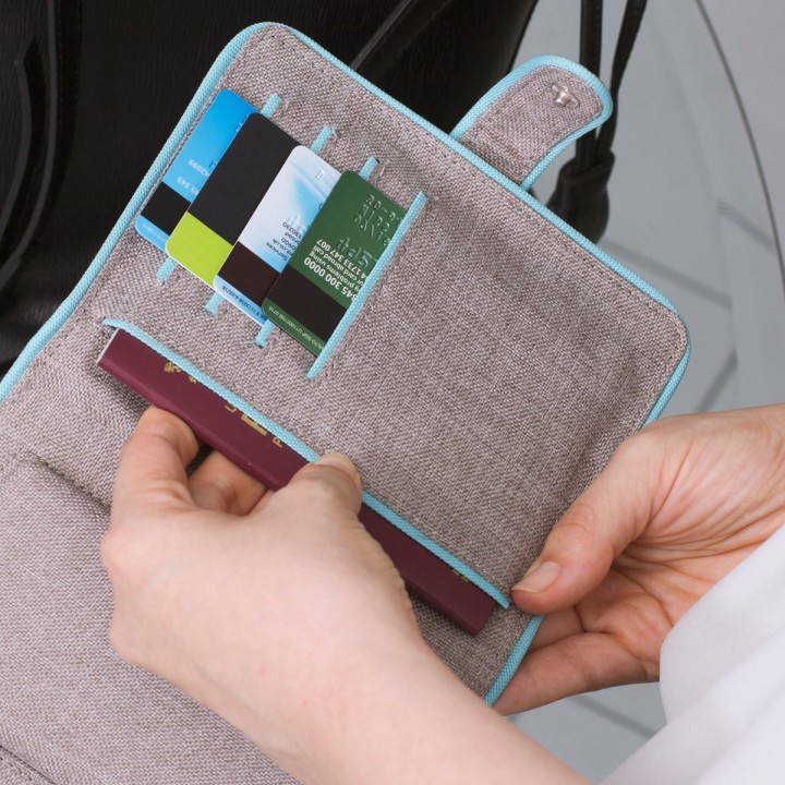 Porta passaporto Power Bank
