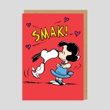 Biglietto di auguri Snoopy e Lucy