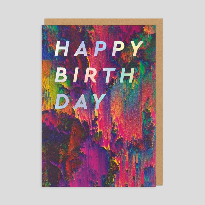 Biglietto di auguri Crazy Color