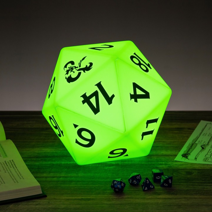 Lampada Dado da 20 D&D