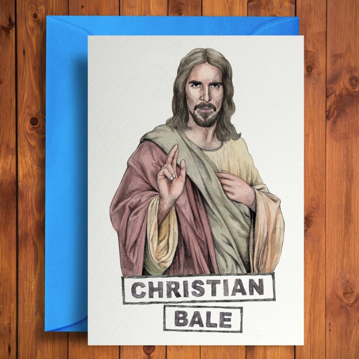 Biglietto di auguri Christian Bale