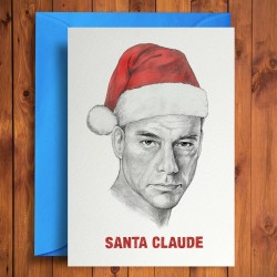 Biglietto di auguri Santa Claude