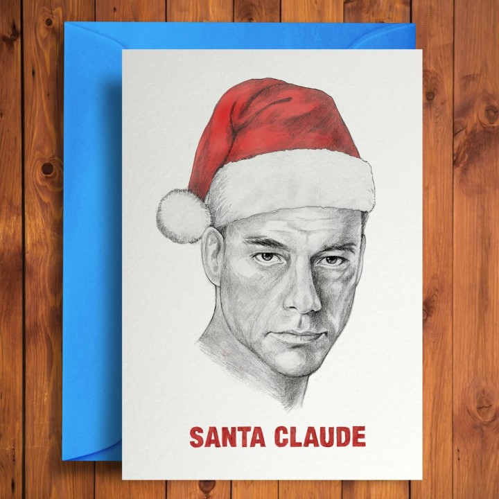 Biglietto di auguri Santa Claude