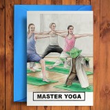 Biglietto di auguri Maestro Yoga