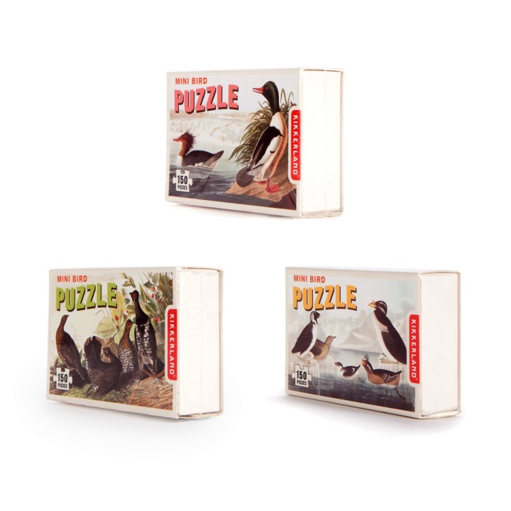 Mini puzzle Ornitologia (set da 3)