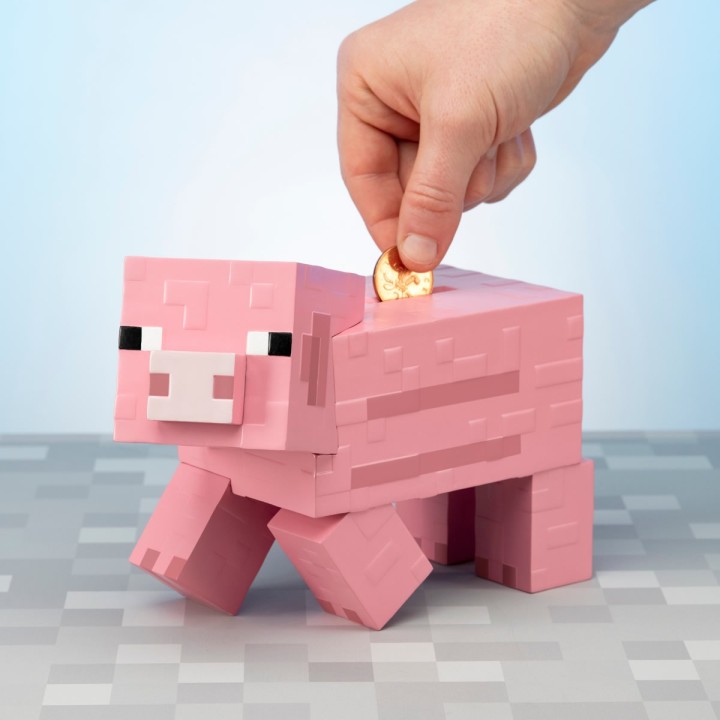 Salvadanaio maiale di Minecraft