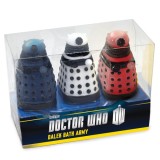 Tris di mini Dalek da bagno