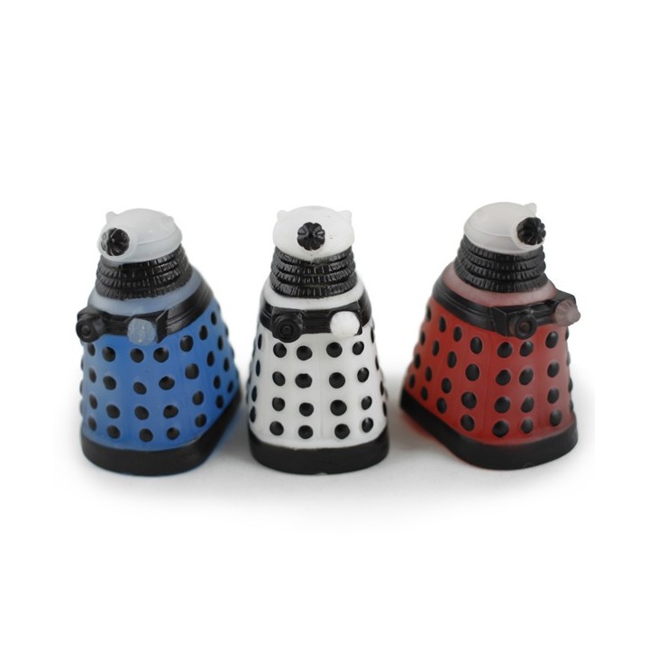 Tris di mini Dalek da bagno