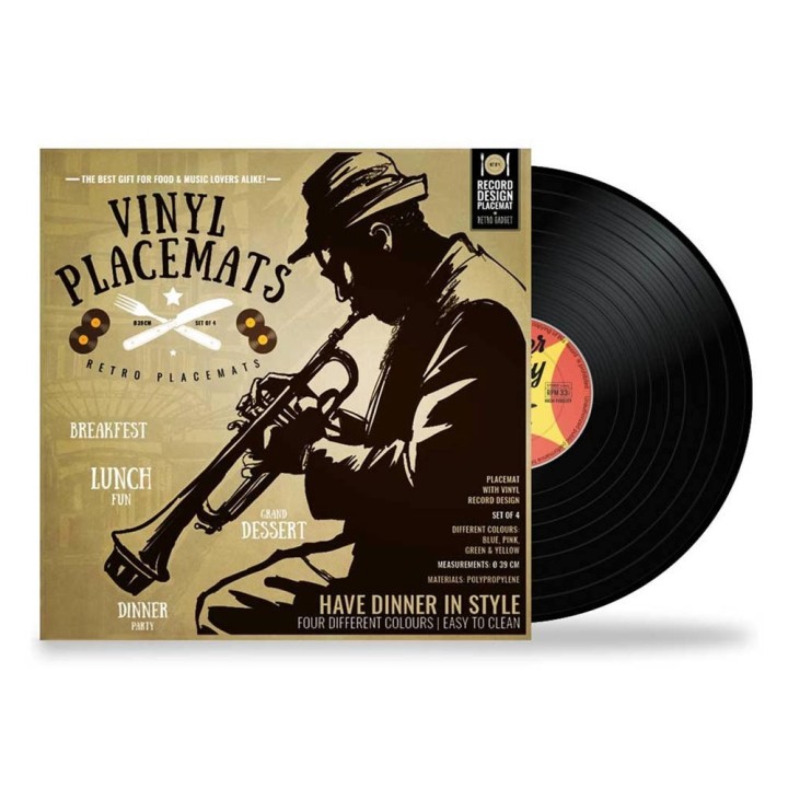 Tovagliette Dischi in vinile (set da 4)