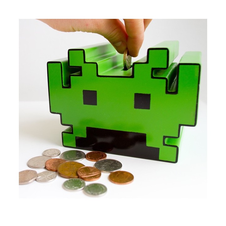 Salvadanaio Space Invaders