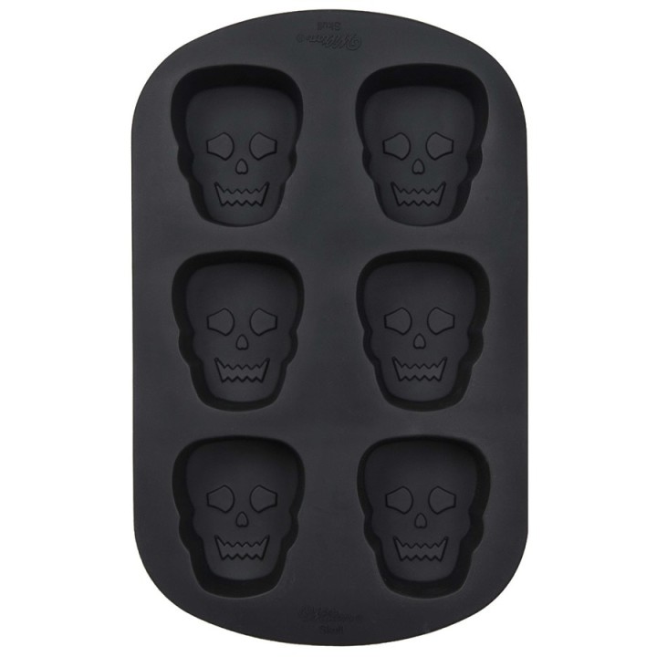 Stampo in silicone 6 teschi