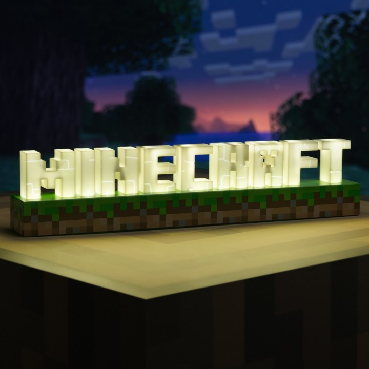 Lampada logo Minecraft