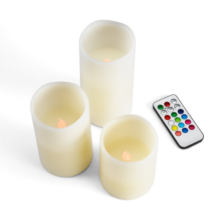 Candele LED multicolore