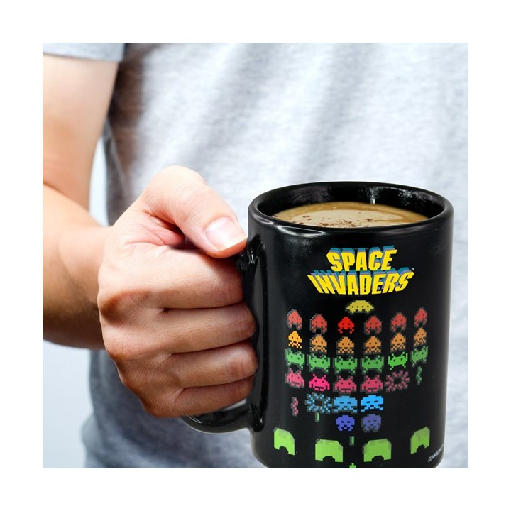 Mug Space Invaders Termosensibile
