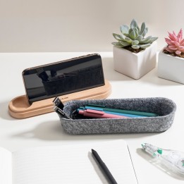 Astuccio in feltro e legno
