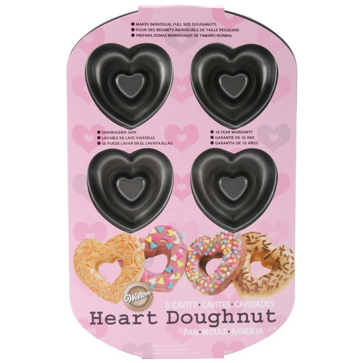 Teglia ciambelle a forma di cuore