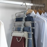 Gruccia multipla per pantaloni 5 in 1