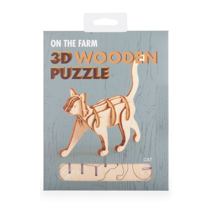 Puzzle 3D Gatto