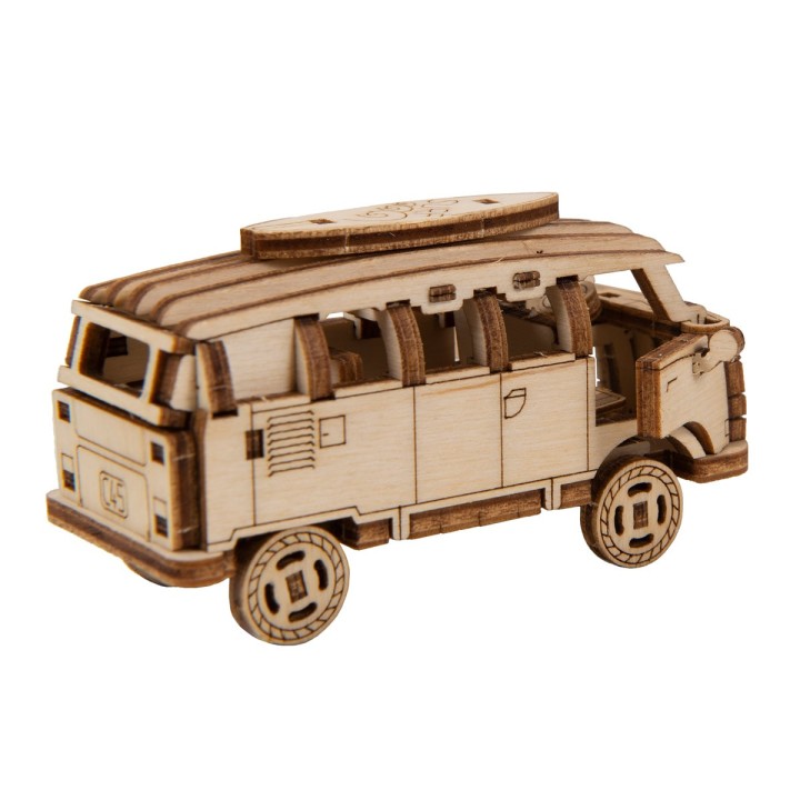 Mini puzzle 3D in legno Camper van