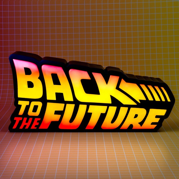 Lampada logo Ritorno al Futuro