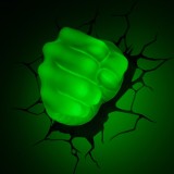 Luce da parete 3D Hulk