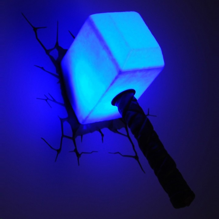 Luce da parete 3D Thor