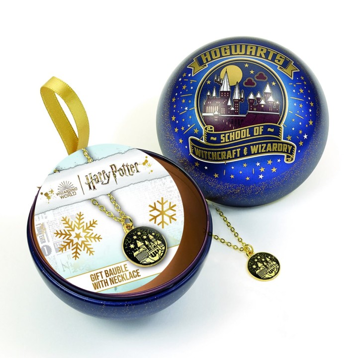Pallina di Natale di Hogwarts con sorpresa