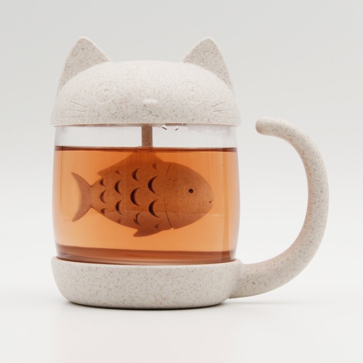 Tazza Gatto con infusore