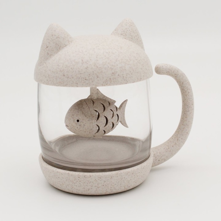 Tazza Gatto con infusore