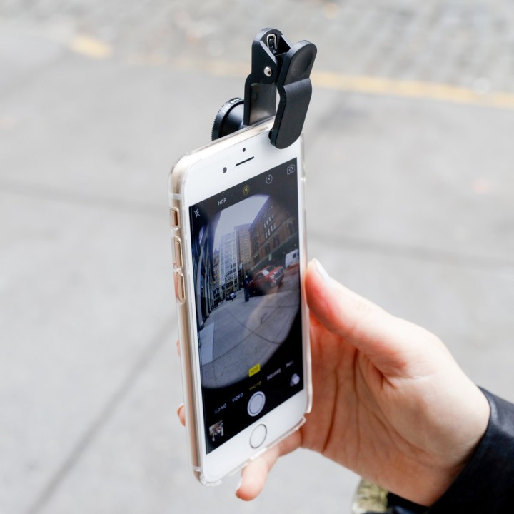 Obiettivi a clip per smartphone