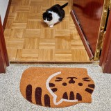 Zerbino gatto rannicchiato