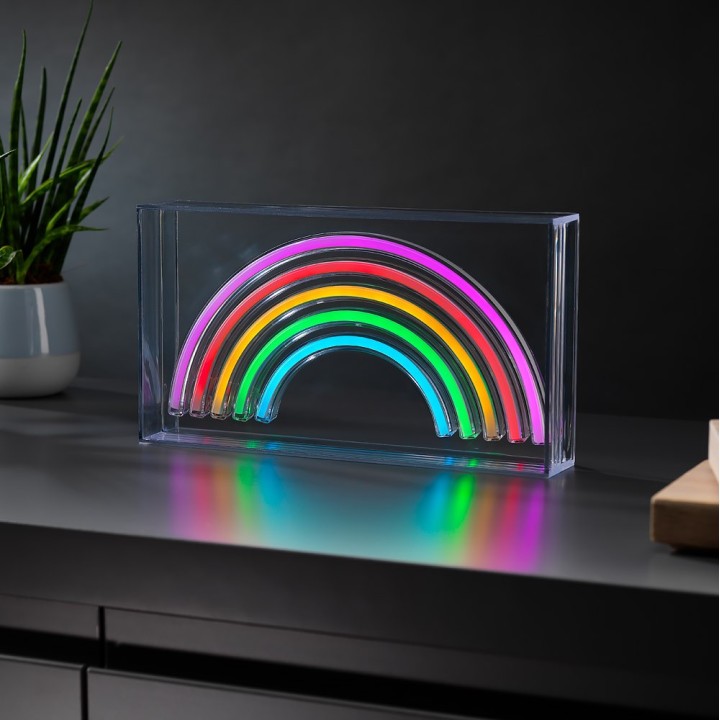 Luce stile neon Arcobaleno