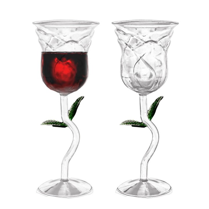 Bicchieri Rosa (set da 2)