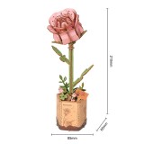Fiori in legno da montare