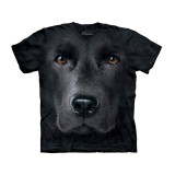 Maglietta Big Face Labrador Nero - Bambino