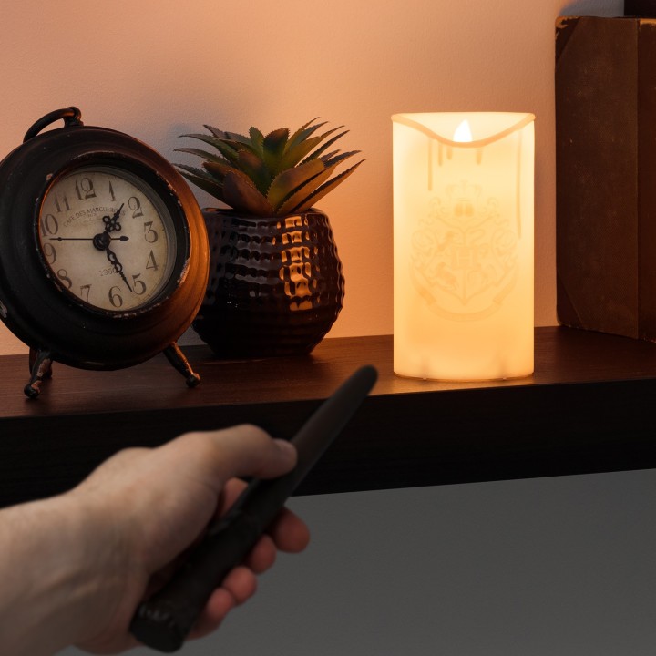 Candela LED di Harry Potter con bacchetta