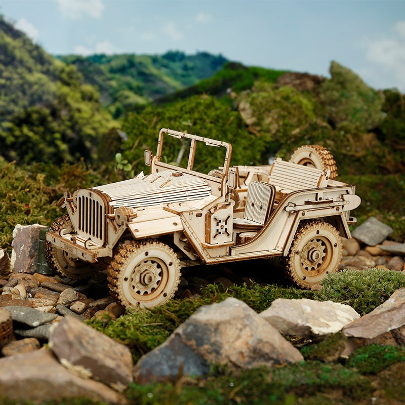 Jeep militare da montare