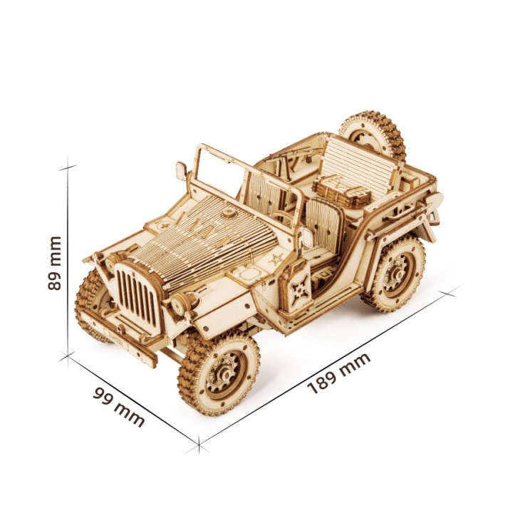 Jeep militare da montare
