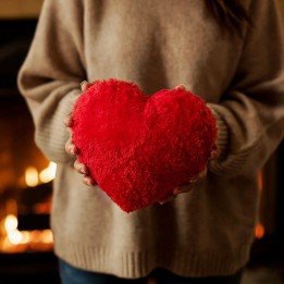 Peluche Cuore riscaldabile