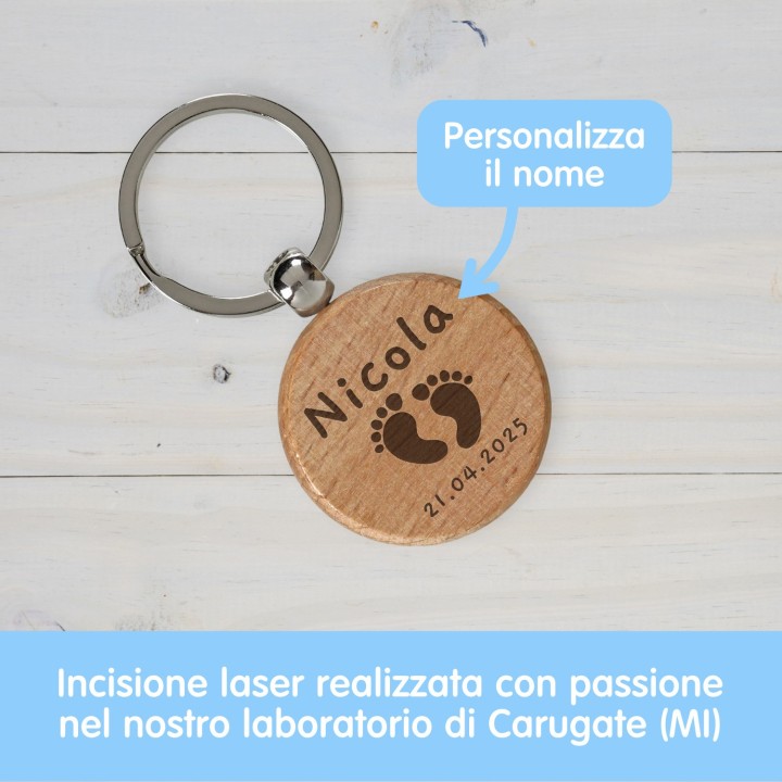 Portachiavi personalizzato Neonato
