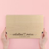 Tagliere personalizzato per coppie Cuore