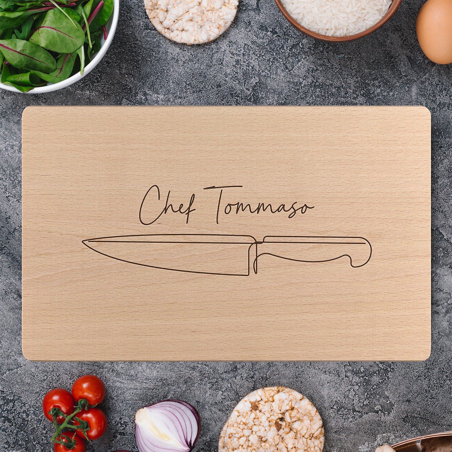 Tagliere personalizzato da Chef